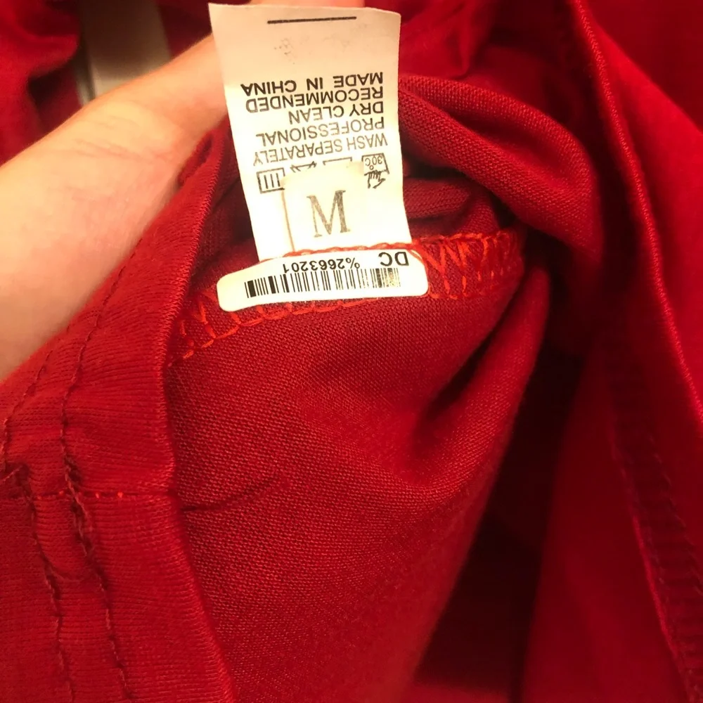 Red Ruffle Top - Picture 6 of 6